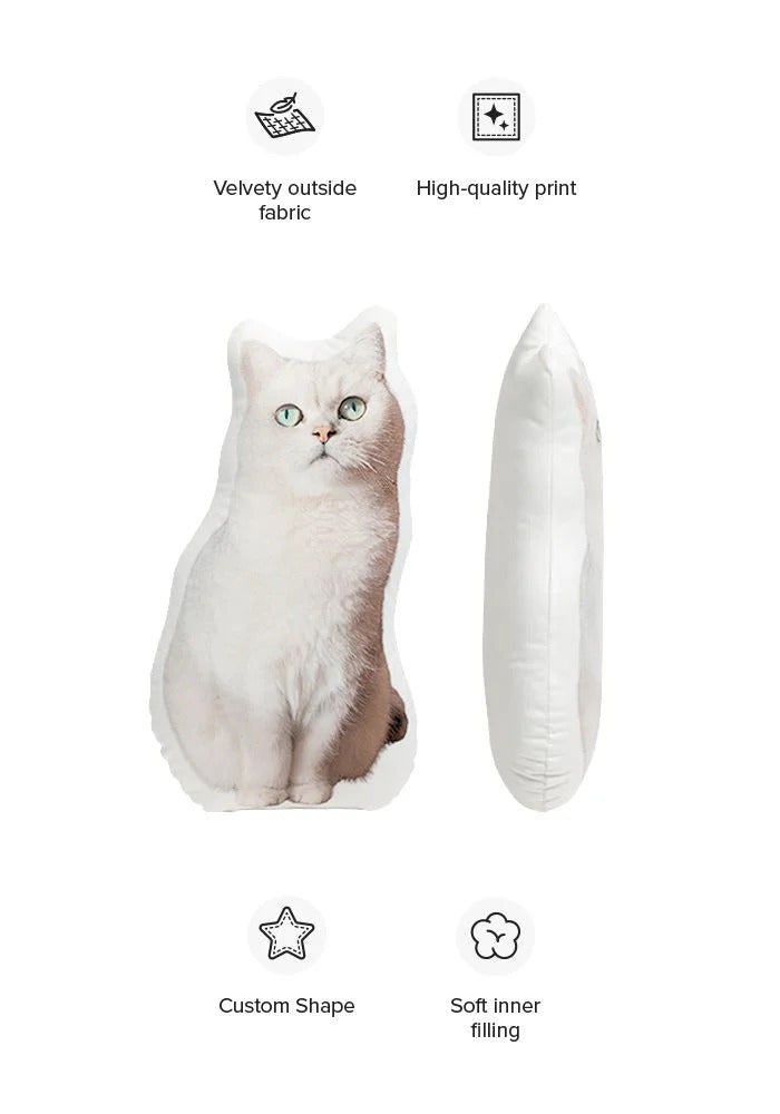 Print the ones you love — Custom-Shaped Pillow